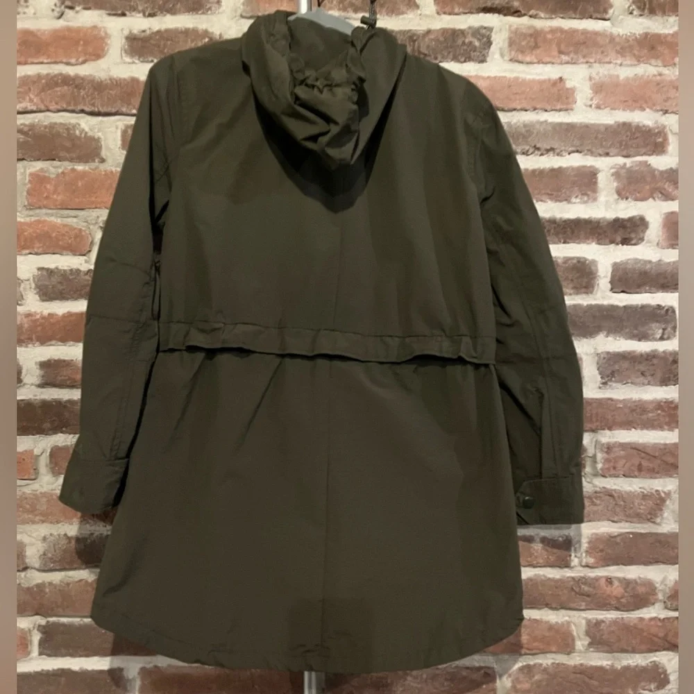 J. Crew Army Green Light weight Rain Jacket Size XXS